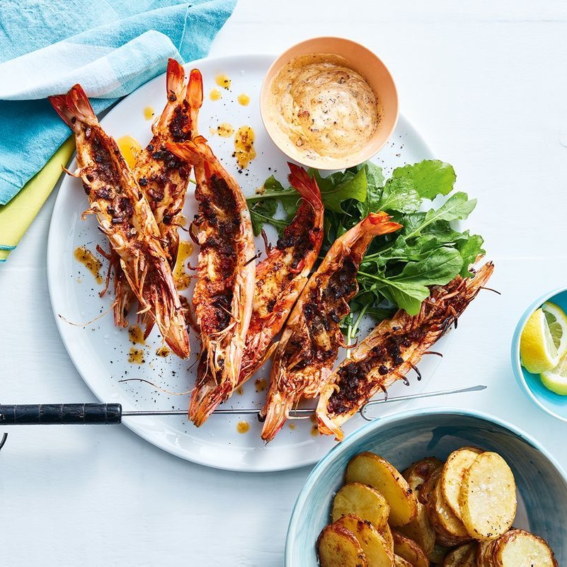Whole Raw XL King Prawns