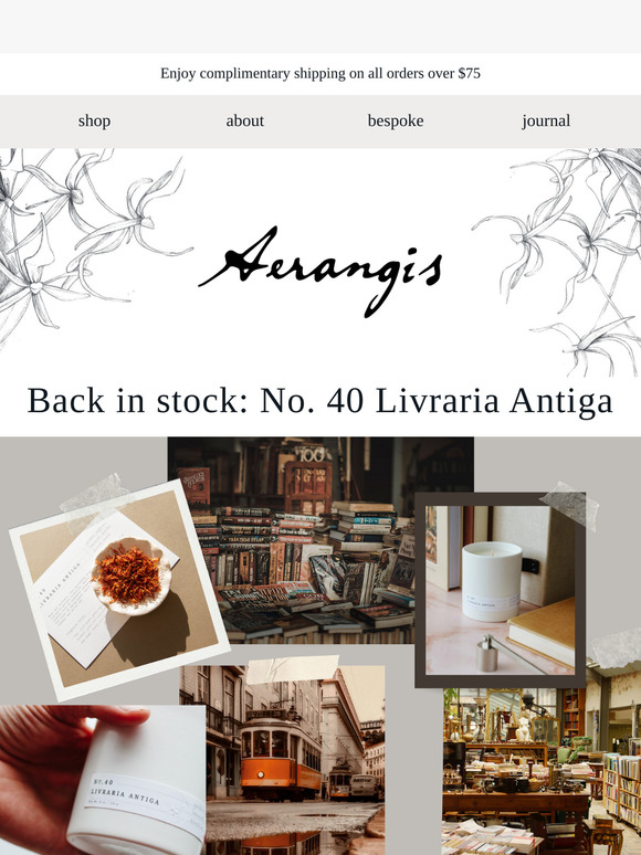 Back in Stock: No. 40 Livraria Antiga