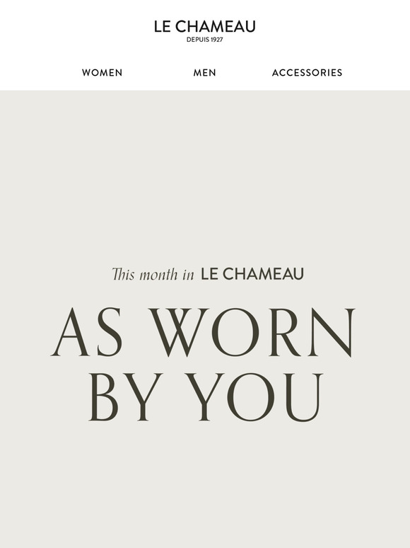As Worn by You: This Month in Le Chameau