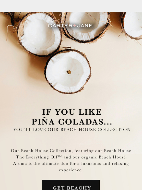 📸 Picture this: Piña Coladas + Beach House Collection