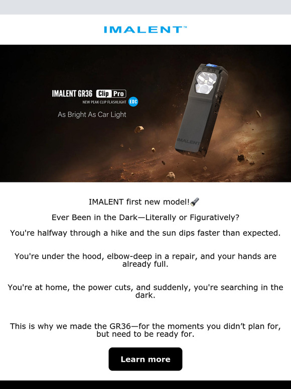 New peak clip flashlight-as bright as car light