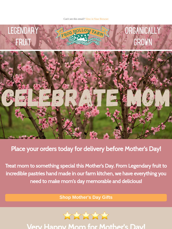 Order Today for Mother's Day! 🌷🐸