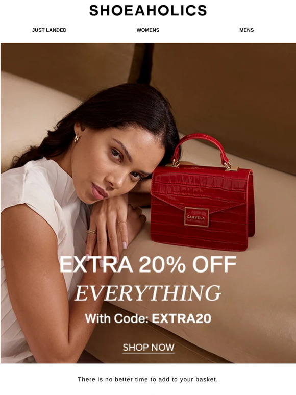 EXTRA 20% Off | Find Your Favourites 👠👜