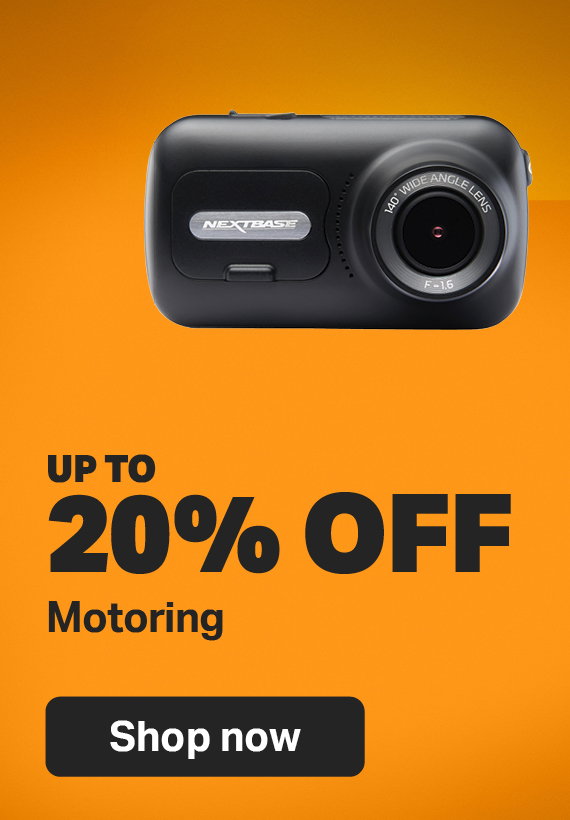UP TO 20% OFF MOTORING 