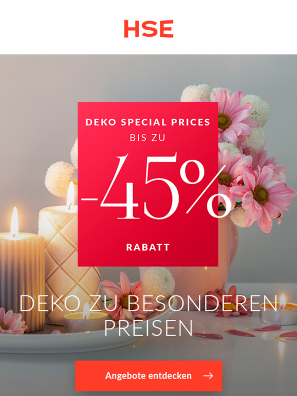 Bis -45% Rabatt: Wohnhighlights für innen & außen