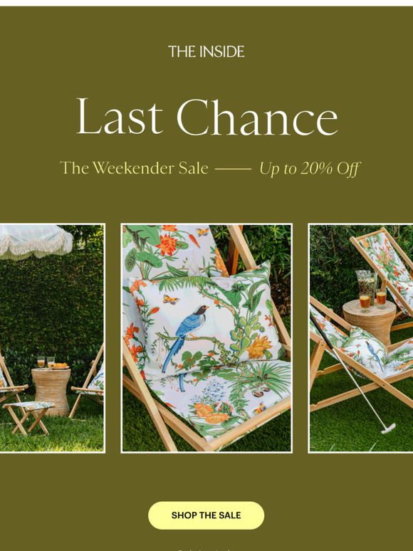 20% Off Sitewide Ends Tonight