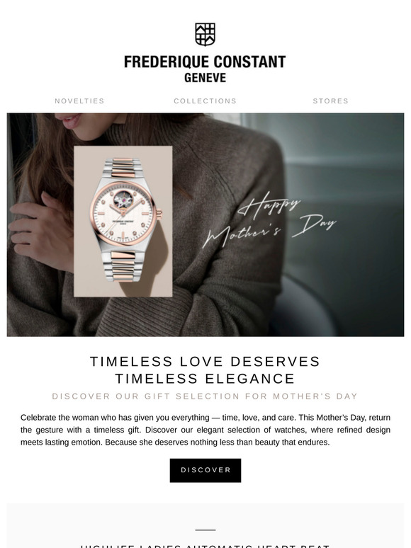 Mother's Day is around the corner. Discover our gift selection.
