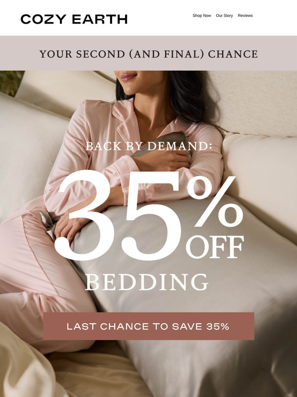 One More Day... 35% Off ALL Bedding‼️