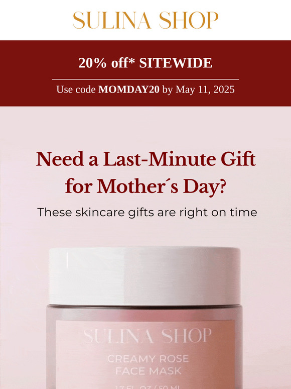 Not sure what to gift her? We’ve got ideas.
