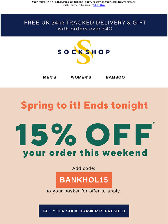 15% off ends tonight⏱️
