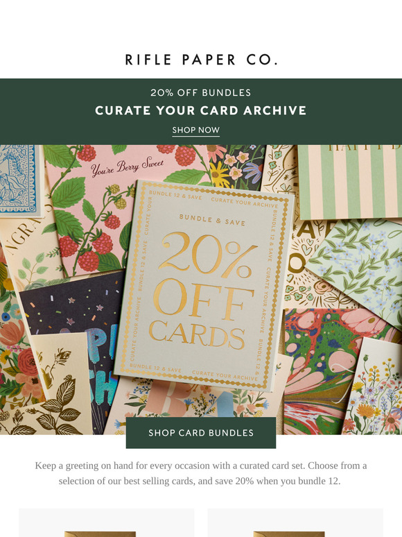 20% Off Card Bundles