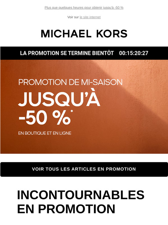 Dernière chance | La promotion se termine aujourd'hui