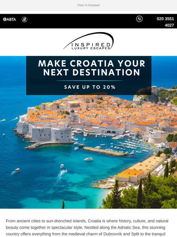 Explore stunning Croatia 💘