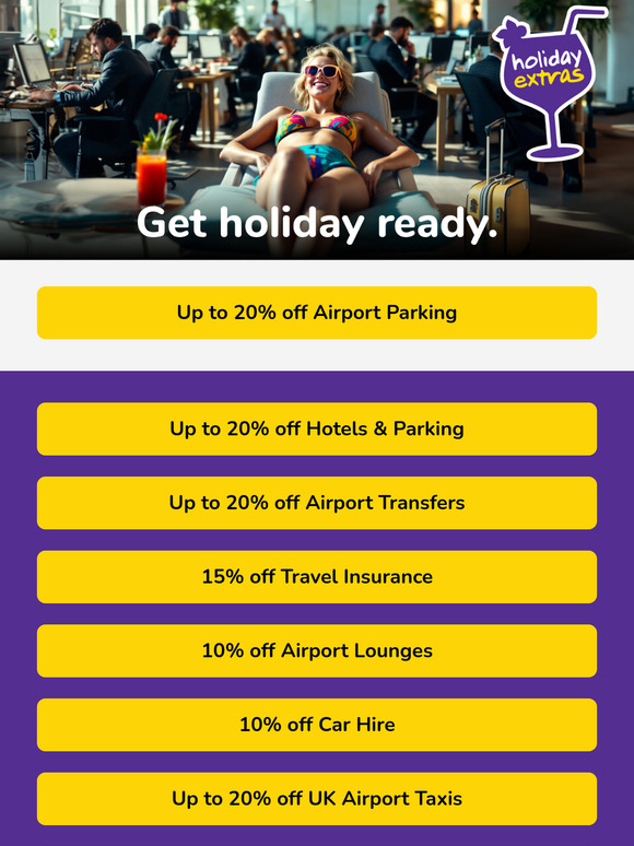 Airport Parking: Book through this email for up to 20% off