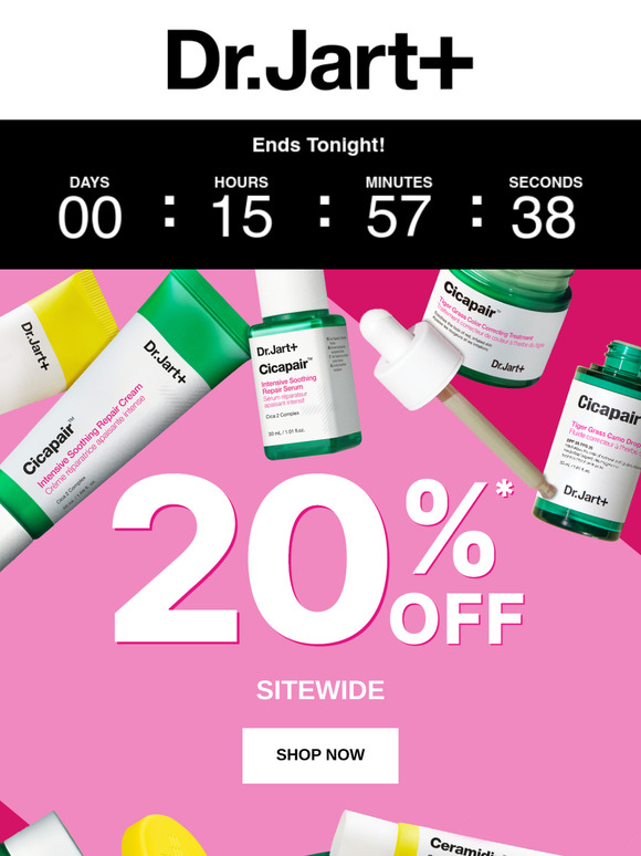 ⏰ Last chance to enjoy 20% OFF