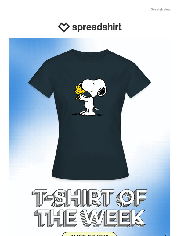 £8.99 for the Peanuts T-Shirt of the week