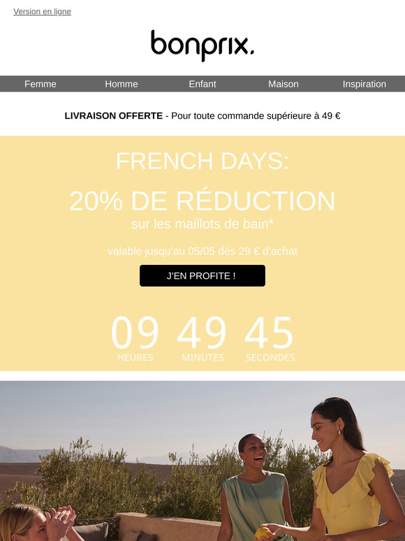 Dernière chance : profitez de 20% de réduction !