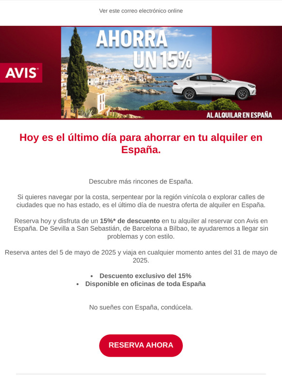 Última oportunidad para ahorrar en España