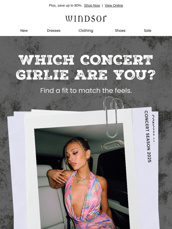 Concert style is calling...