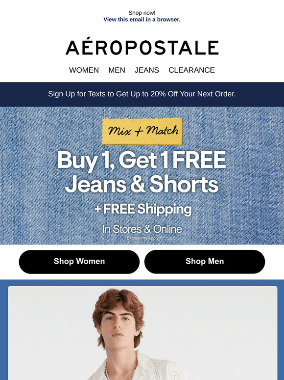 Summer Haul: BOGO Free Denim + $5.99+ Clearance 🛍️