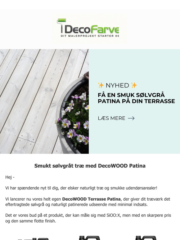 Nyhed: Få et smukt, sølvgråt terrasse-look 🌿