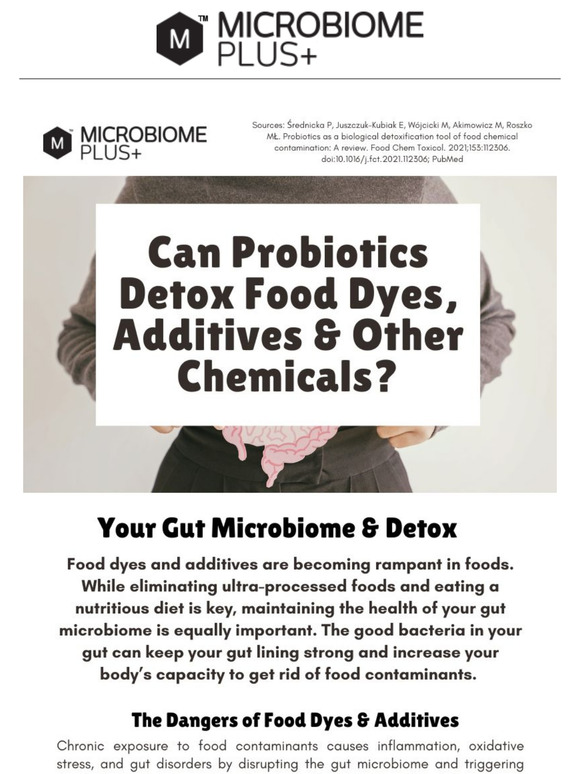 Can Probiotics Detox Food Dyes? 👀