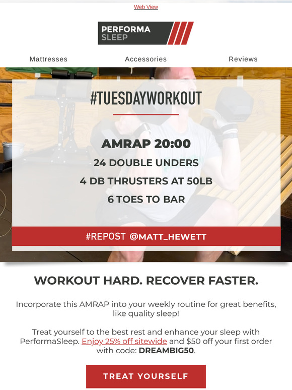 🏋️ Join us for this AMRAP #TuesdayWorkout