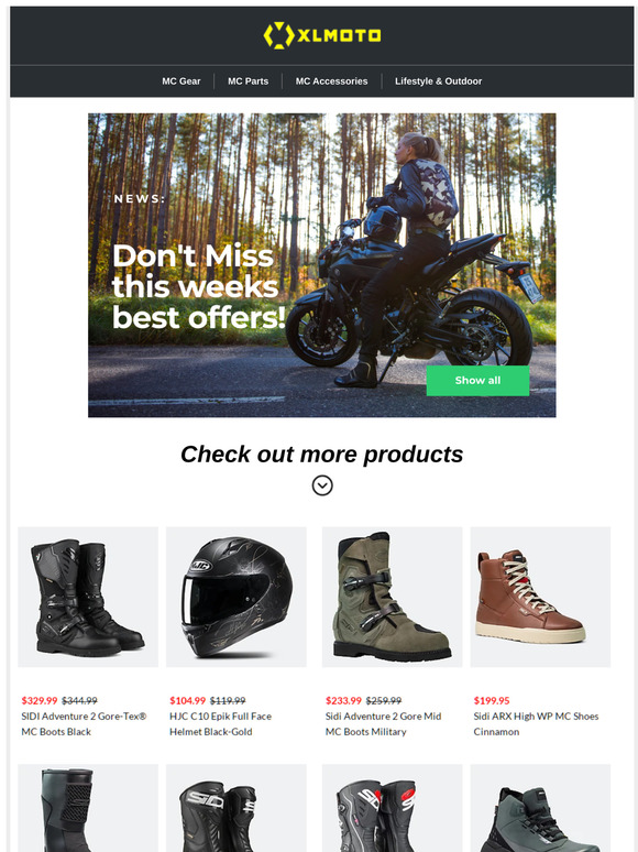 Our Bestselling Motorcycle Clothing & Accessories