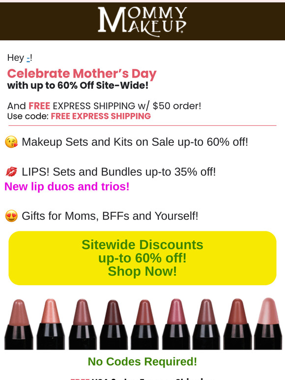 💐 Don't Wait! Up to 60% Off + FREE Express Shipping for Mom 💄