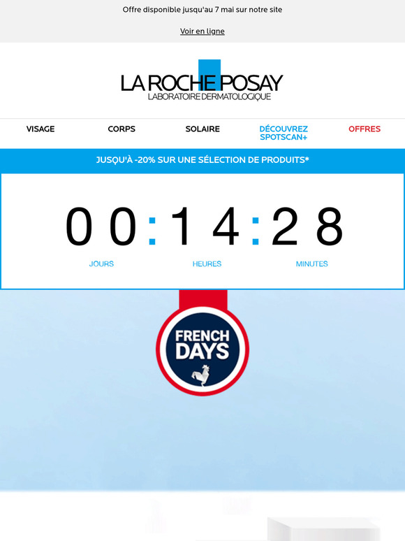 FRENCH DAYS : Derniers jours pour profiter de -20% sur nos produits⌛