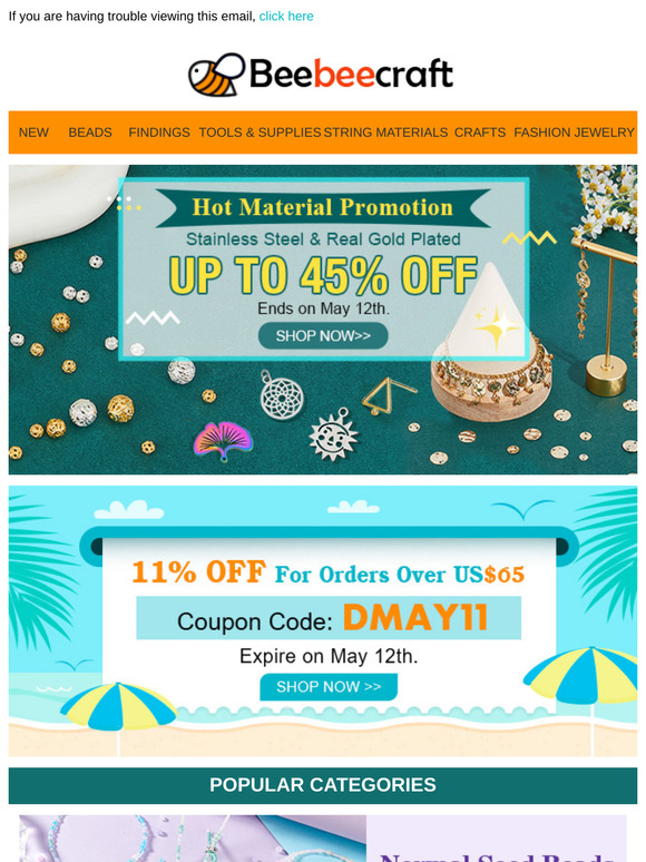 Guess What? Hot Material Promotion UP TO 45% OFF!