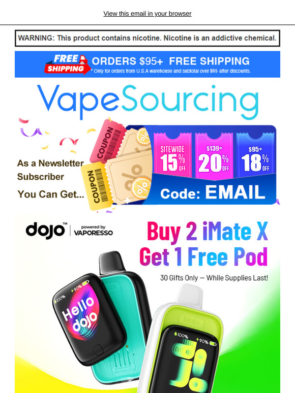 Great Deals✅Dojo iMate X $12.29 & Buy 2 Get 1 Free