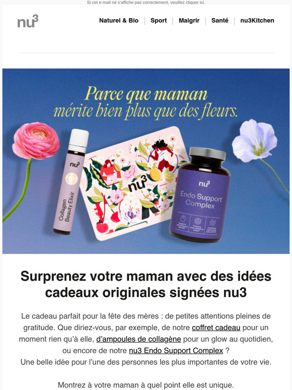 La fête des mères approche, —. Trouvez dès maintenant le cadeau idéal ! 🎁