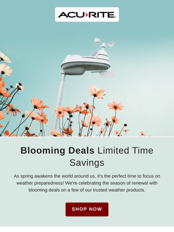 Blooming Deals Are Here — Big Savings on Weather Essentials!