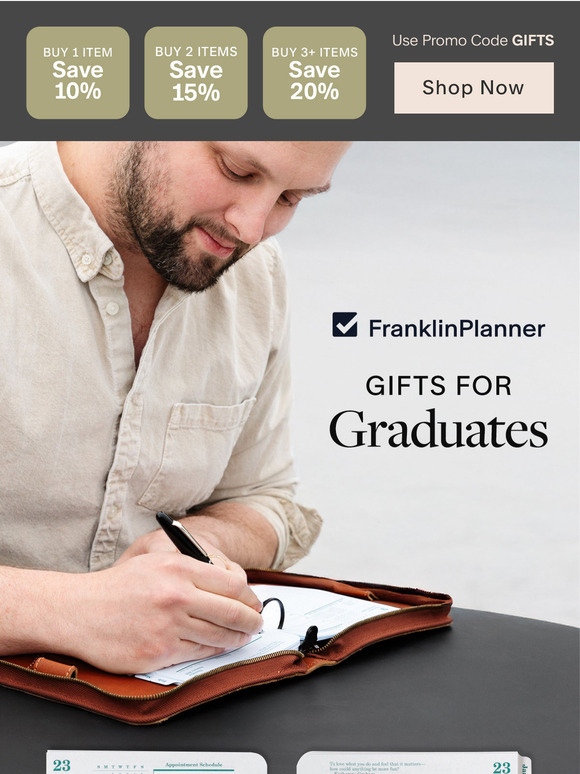 A Discount on Every Order + Gifts for Graduates!