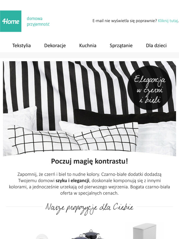 Czarno-biała inspiracja dla Twojego domu! Postaw na ponadczasową magię kontrastu.