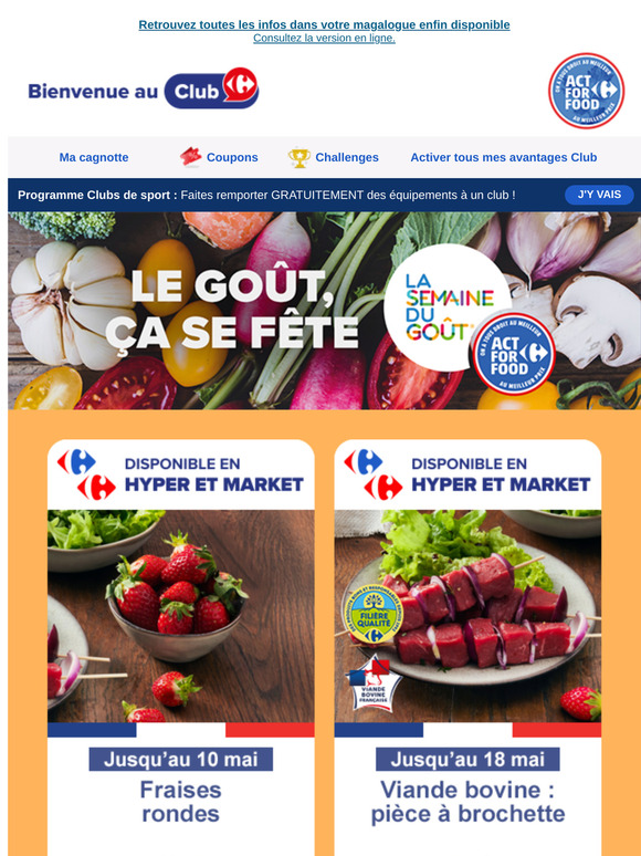 Fêtez la semaine du goût avec les meilleurs prix !