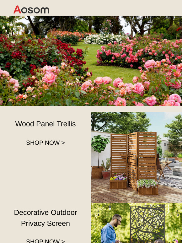 Create your own private oasis with Recom's premium outdoor privacy screens
