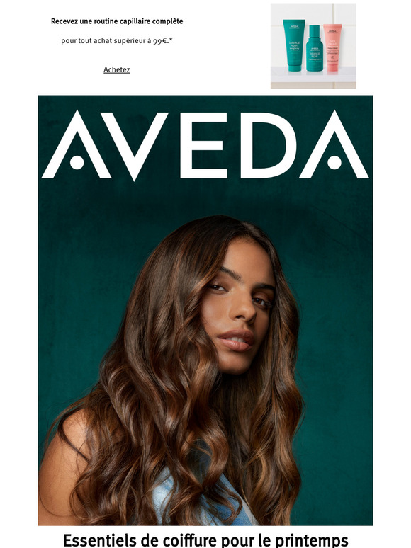 Dites bonjour au printemps avec les essentiels de style Aveda