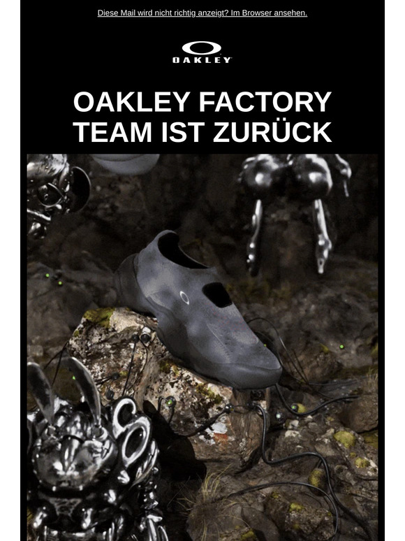 Entdecke die Neuheiten von Oakley Factory Team