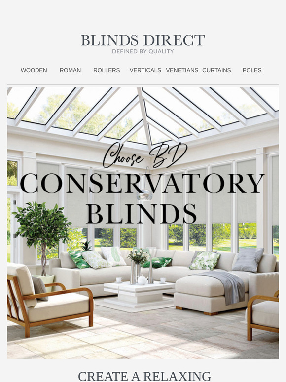 Light and temperature control in conservatory + extra 30% off