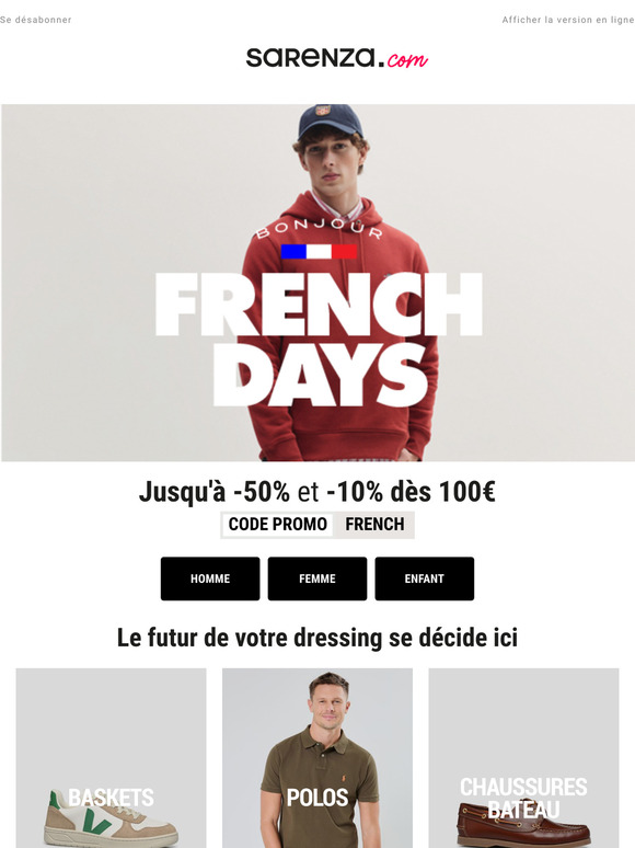 La sélection de chaussures d’été jusqu'à -50%