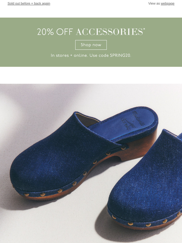 New Madewell x Dansko is here