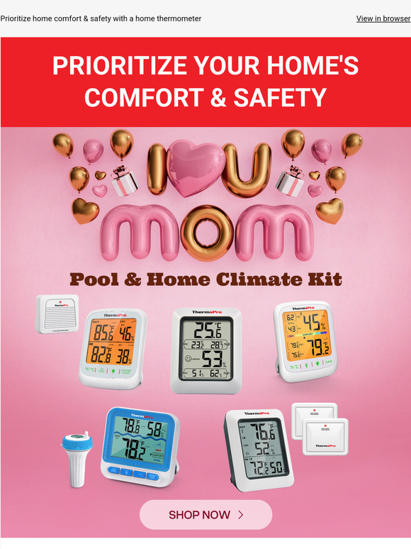A Happy Home is a Healthy Home🏡In/Out Therrmometer Sale