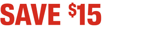 SAVE ($)15