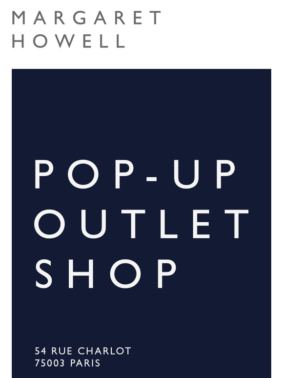 Paris Pop-Up Outlet Shop
