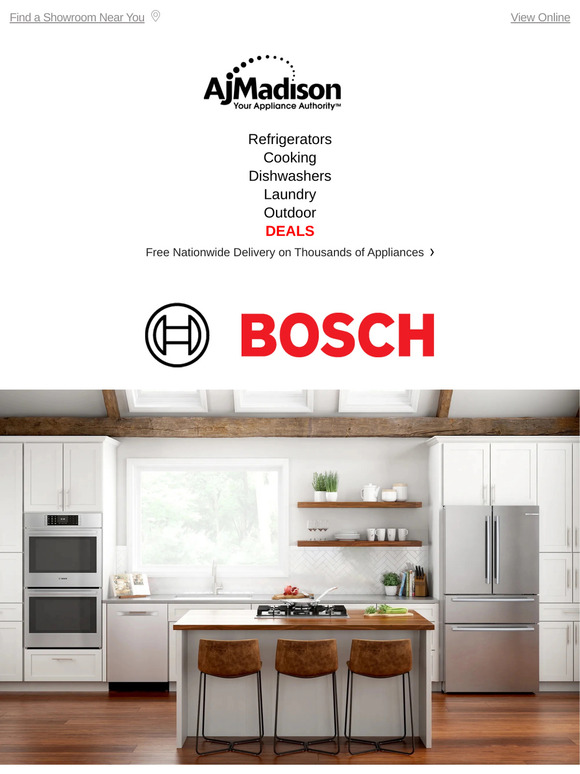 🚨 Run, Don’t Walk! Save Up to $4,000 on Bosch Appliances