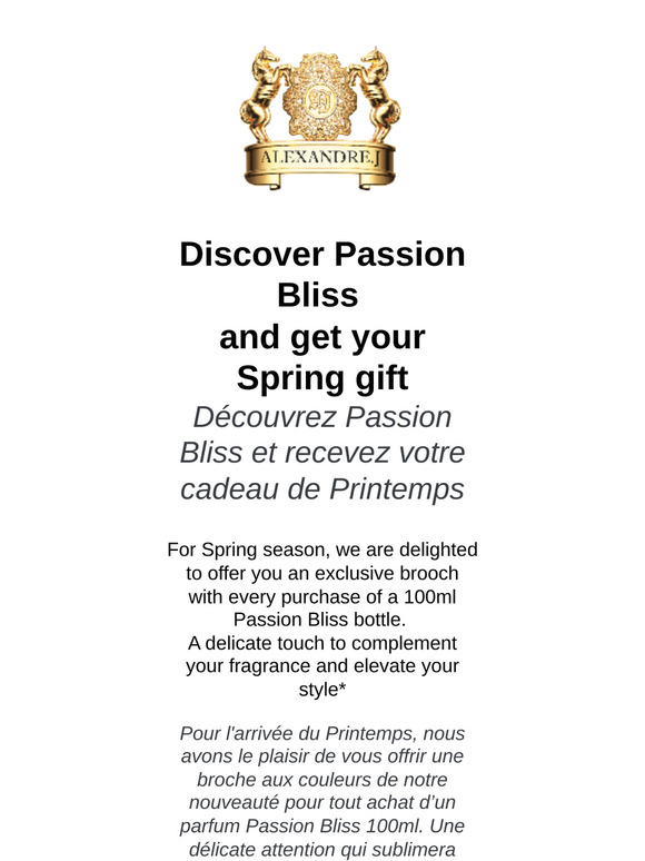 Your Passion Bliss gift for Spring 🎁