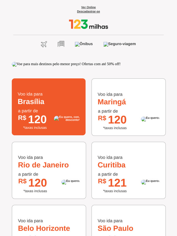 ✈️ Férias? Final de semana? Temos o voo ideal!