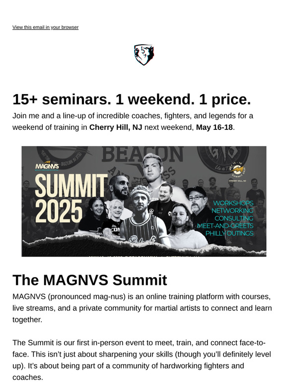 Act Fast: Special Martial Arts Training Event